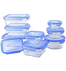Glasslock 18-Piece Assorted Oven Safe Container Set