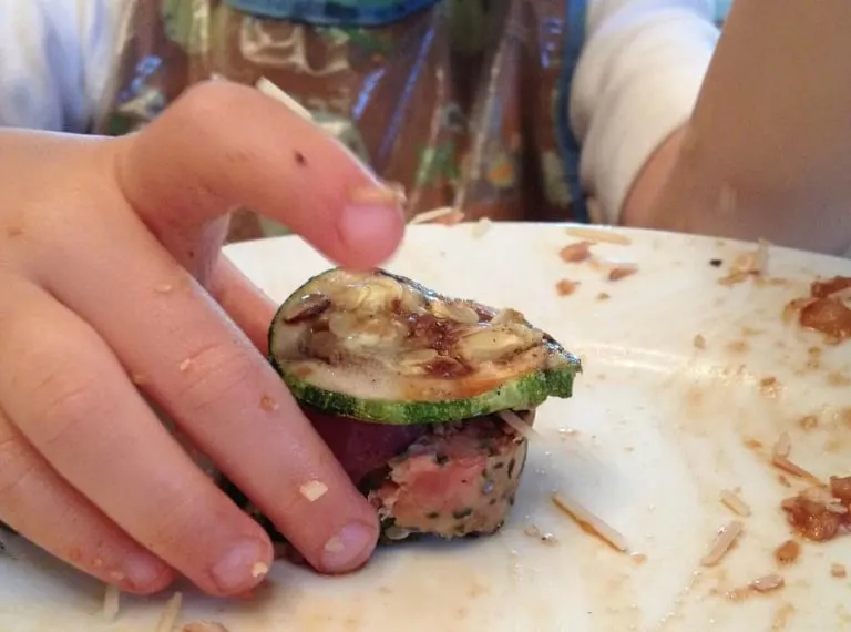 picky eater builds his own meal, showing that autonomy is important