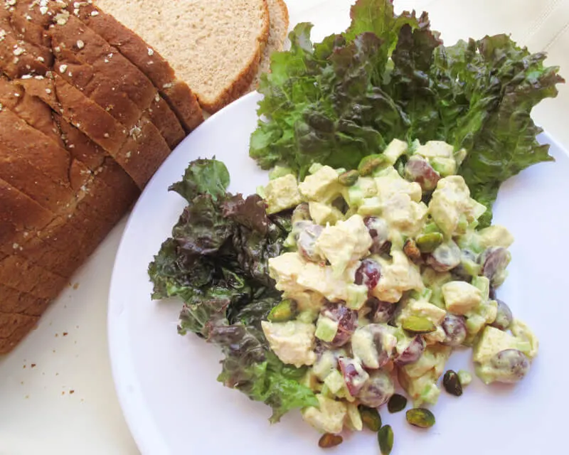 Curried Chicken Salad with Grapes