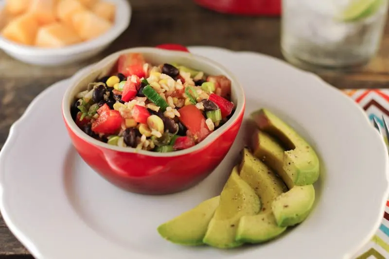 New Mexican Rice Salad