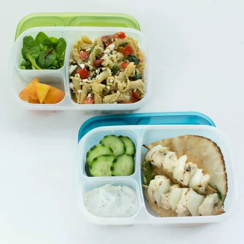 How to Make Lunch Packing Easier & Italian Caprese Pasta Salad