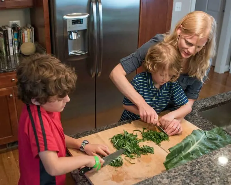 cooking with kids