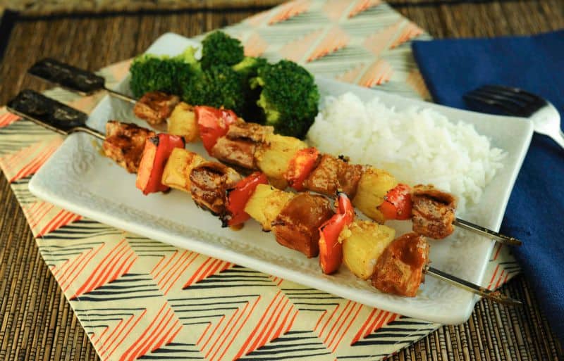 Grilled Pork and Pineapple Kabobs