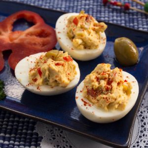 Hummus Deviled Eggs