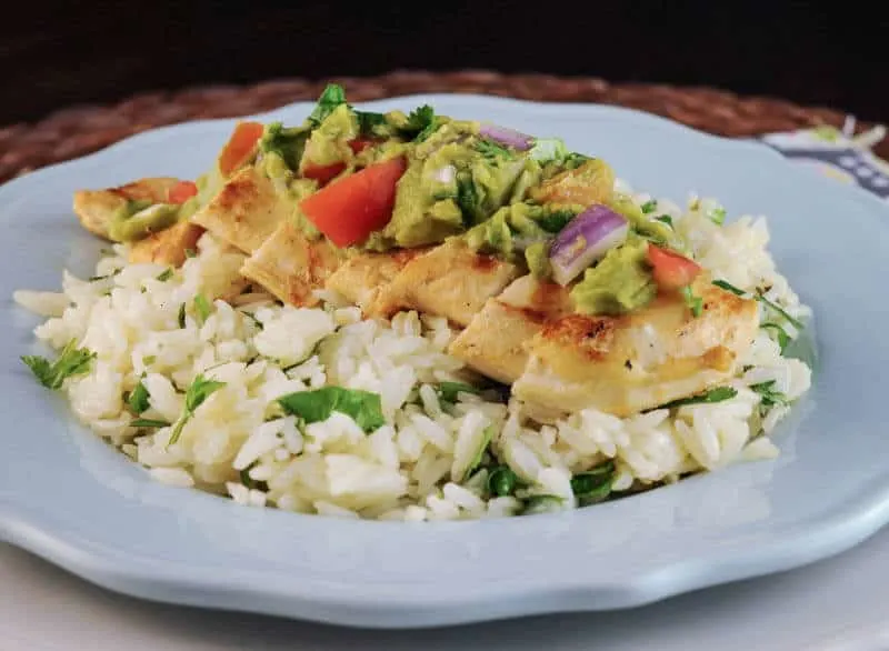 Grilled Lime Chicken with Avocado Salsa