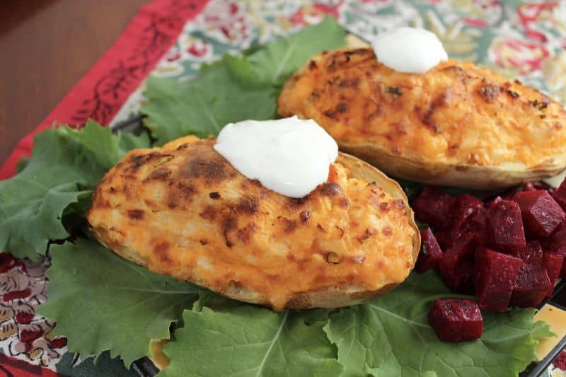 Southwestern Style Stuffed Baked Potatoes