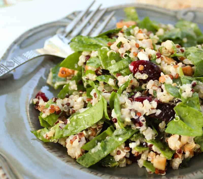 spinach and quinoa salad