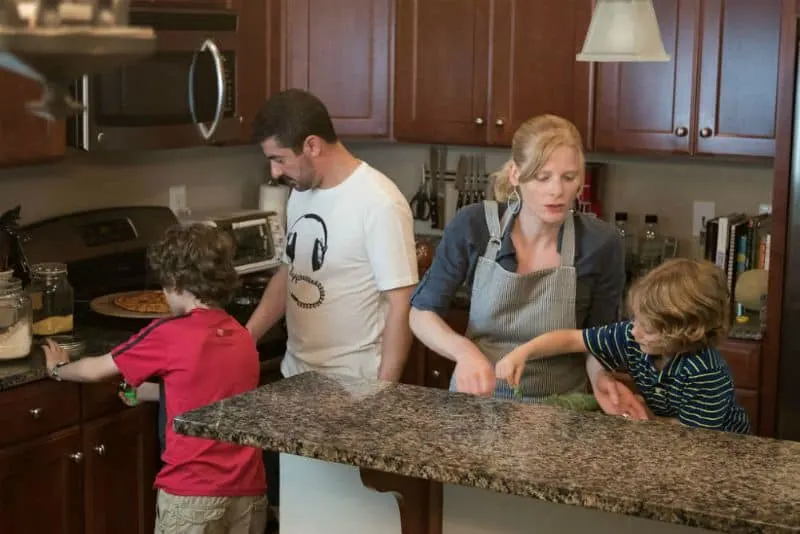 Quality time in the kitchen