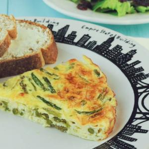 Crustless Asparagus Quiche