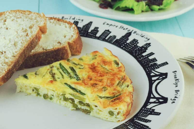 Crustless Asparagus Quiche