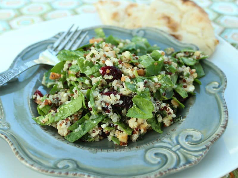 spinach and quinoa salad