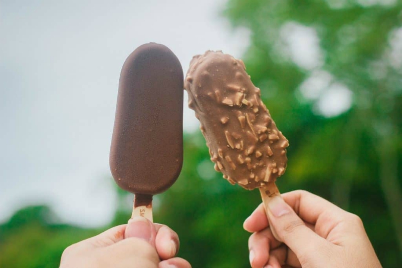 Ice cream bars: one of the things this health food blogger really eats