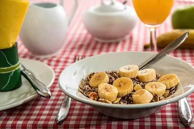 Cereal and Fruit