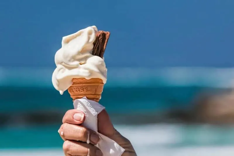 ice cream cone and how to navigate summertime treats