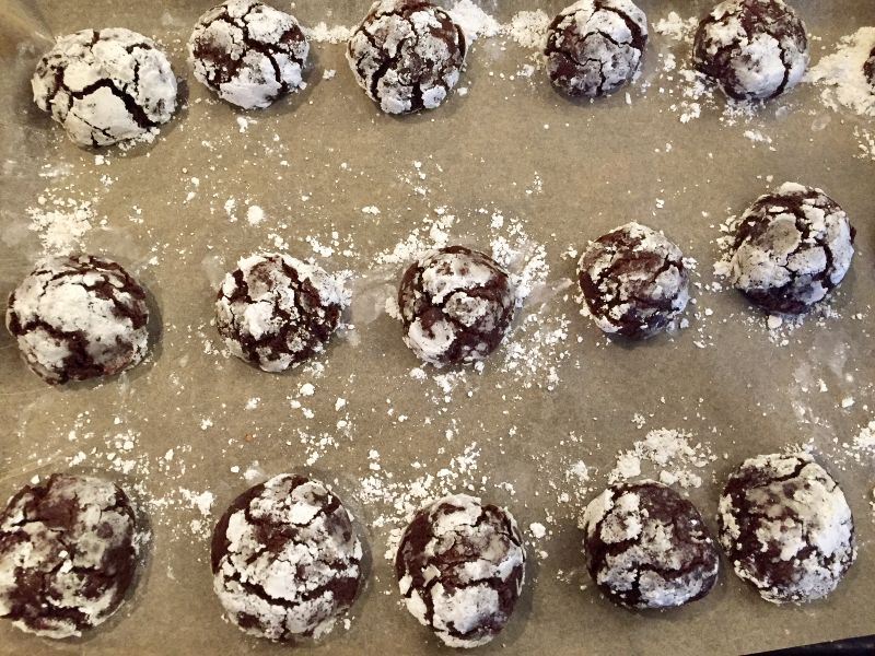 Chocolate Snowball Cookies