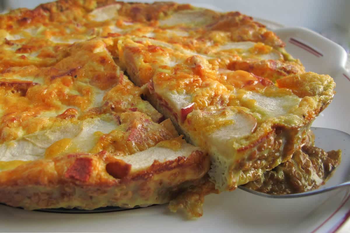 ABC (Apple-Bacon-Cheddar) Frittata 1200-2453 ABC Apple Bacon Cheddar Frittata