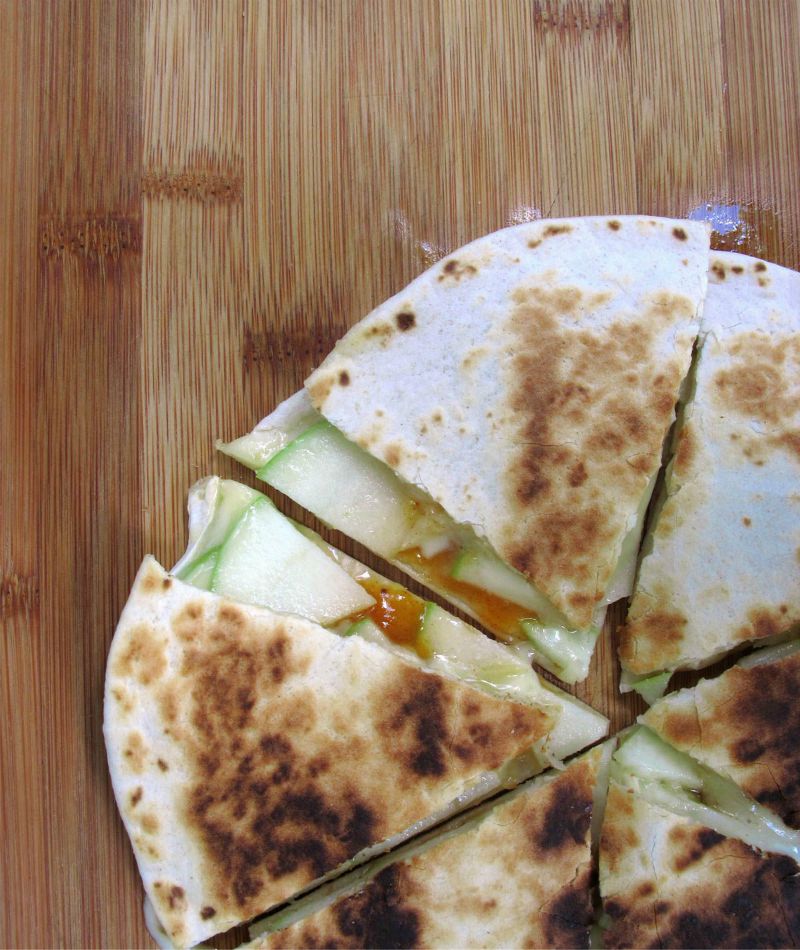 Apple and Brie Quesadillas with Mango Chutney-7 Apple and Brie Quesadillas with Mango Chutney