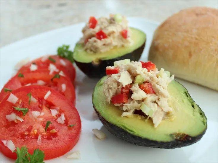 Avocados Stuffed with Tuna Salad