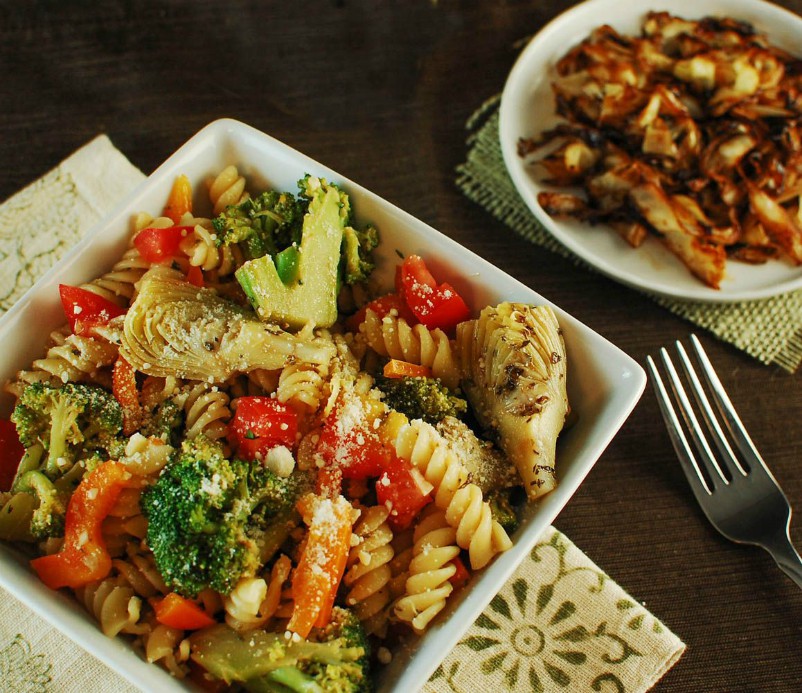 Broccoli Parmesan Pasta Salad- Broccoli Parmesan Pasta Salad