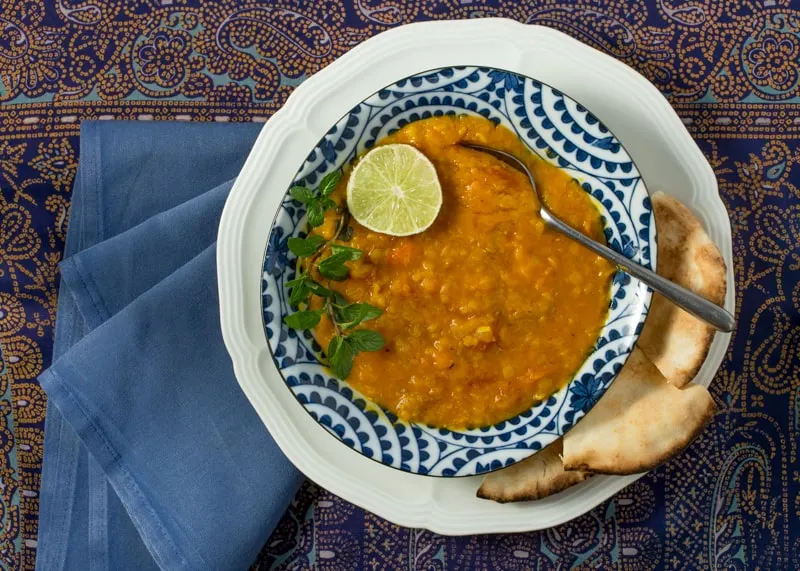 Butternut Squash and Yellow Lentil Stew