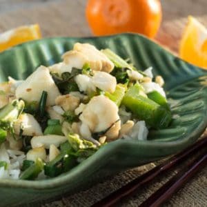 Chinese Stir-Fried Fish with Greens