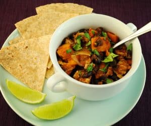 Chipotle Beef, Black Bean, and Sweet Potato Stew