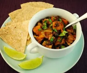 Chipotle Beef, Black Bean, and Sweet Potato Stew