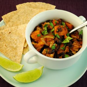 Chipotle Beef, Black Bean, and Sweet Potato Stew
