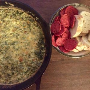 Creamy Indian-Spiced Spinach Dip