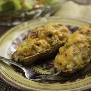 Crispy Stuffed Tex-Mex Potato Skins