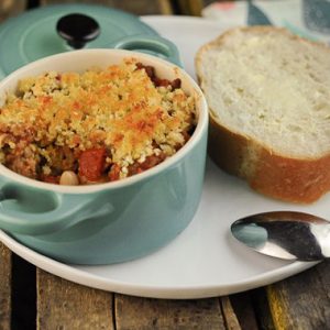 French Cassoulet with White Beans and Sausage KW