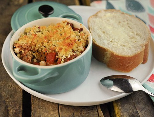 French Cassoulet with White Beans and Sausage KW