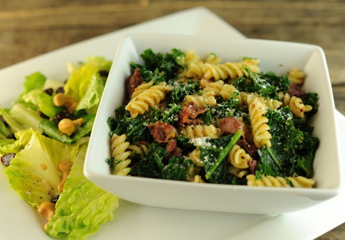 Fusilli with Prosciutto and Kale KW.jpg Fusilli with Prosciutto and Kale