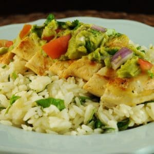 Grilled Lime Chicken with Avacado Salsa