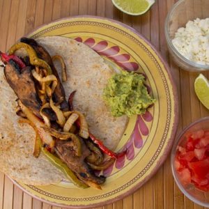 Grilled Portobellow Mushroom Fajitas LW