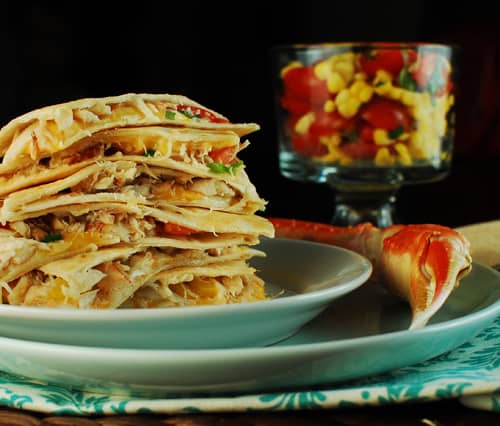 Lump Crab Quesadillas KW Lump Crab Quesadillas