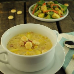 New England Light and Creamy Clam Chowder