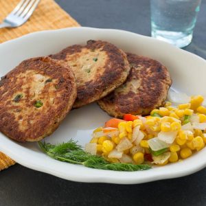 Pan-Browned Salmon Cakes