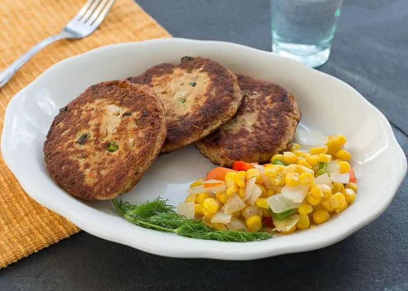 Pan-Browned Salmon Cakes