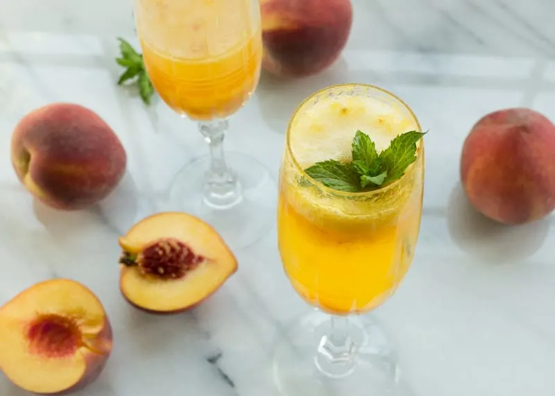 Peach-Mango Bellini