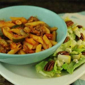 Penne Rigate with Garden Vegetables