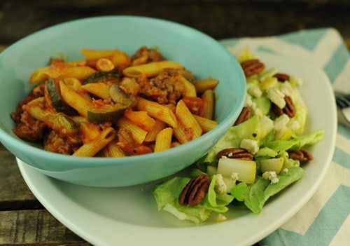 Penne Rigata with Garden Vegetable Penne Rigate with Garden Vegetables