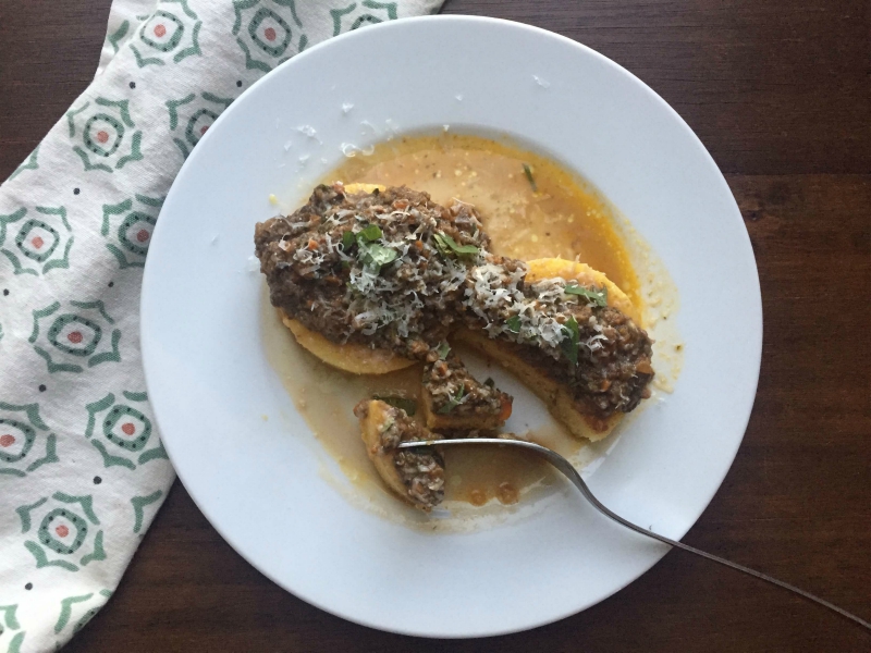 Polenta-with-Mushroom-Bolognese.opt_ Polenta with Mushroom Bolognese