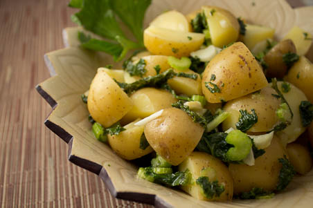 Potato and Kale Salad w Dijon Vinaigrette LW Potato and Kale Salad with Dijon Vinaigrette