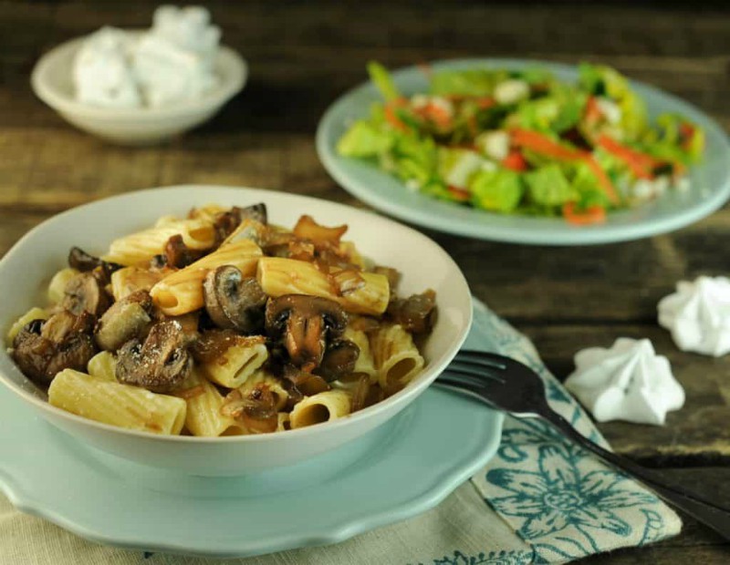 Rigatoni with Mushrooms, Marsala, and Marscapone