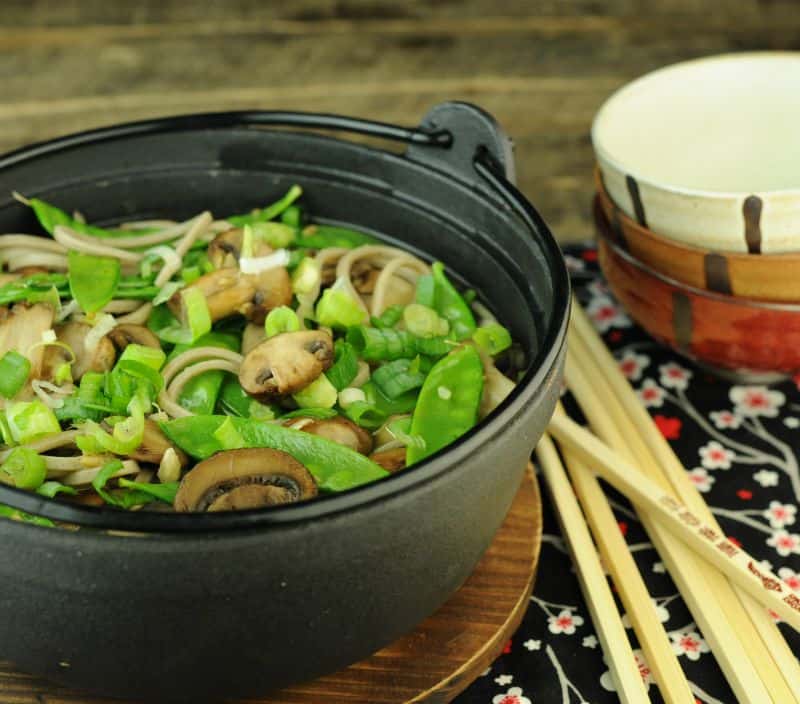 Soba Noodles with Snow Peas and Mushrooms.opt Soba Noodles with Snow Peas and Mushrooms