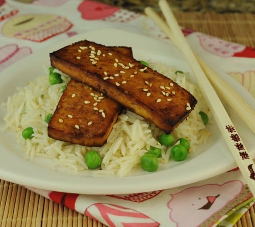 Soy-Garlic Baked Tofu 500p