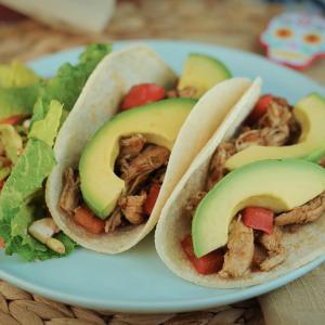 Spiced Chicken Soft Tacos