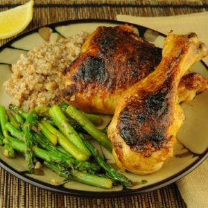 Spiced Chicken with Maple Butter Glaze