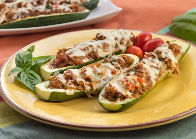 Stuffed Zucchini Gondolas